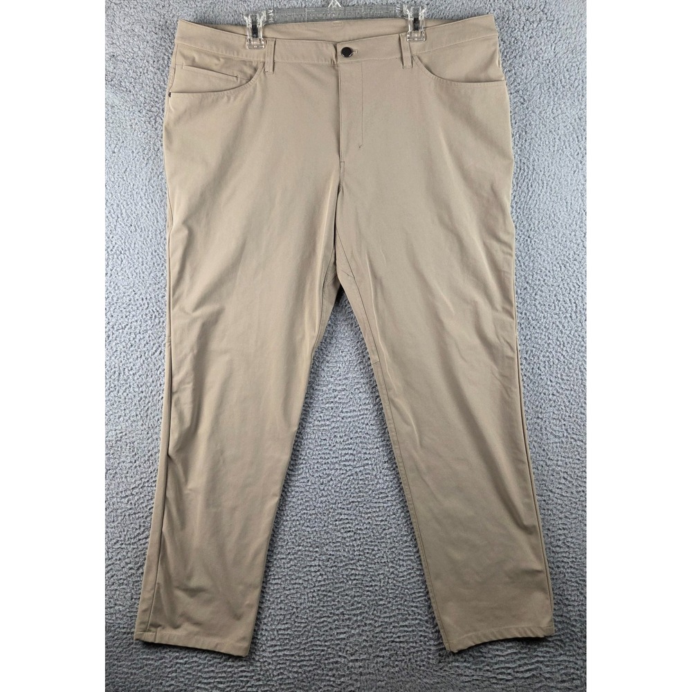 Lululemon ABC Pants Mens 40 (41x32) Brown Classic Stretch Warpstreme LM5583S